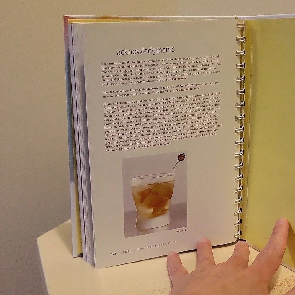 Complete home bartender guide, 780 recipes, spiral binder